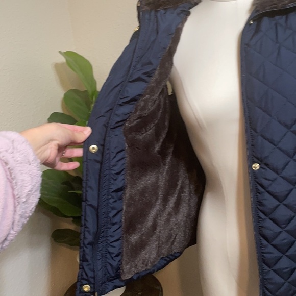 WEATHERPROOF | faux fur quilted vest - Picture 8 of 12